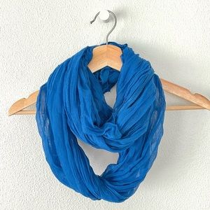 Bright Blue Scarf